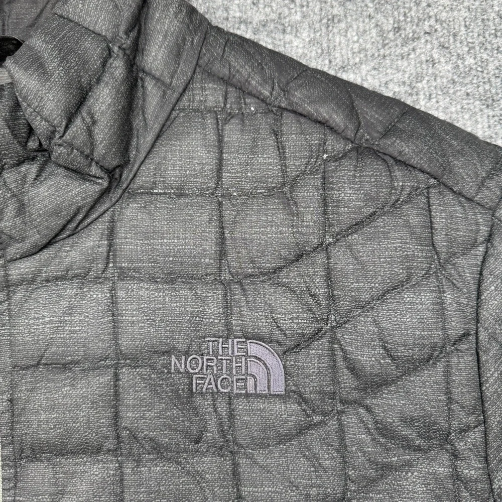 The North Face Jacket Mens XXL TNF Thermoball Eco Grey Quilted Puffer